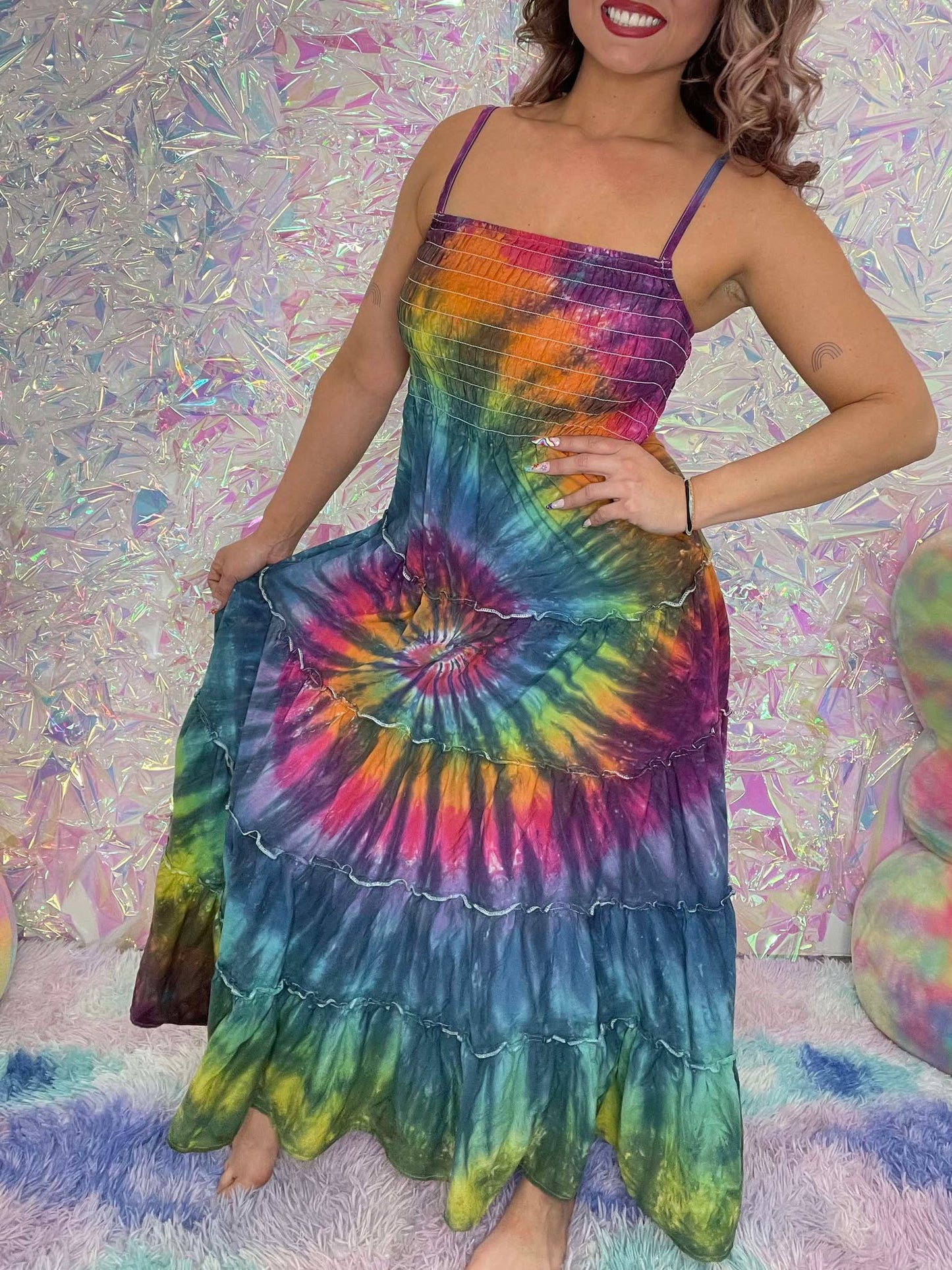 Rainbow Maxi Dress