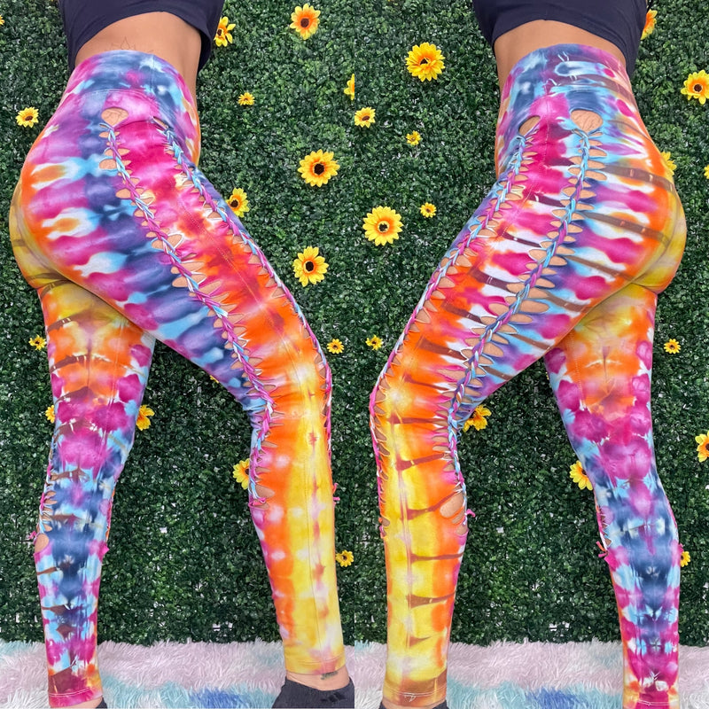 Sunset weaved leggings