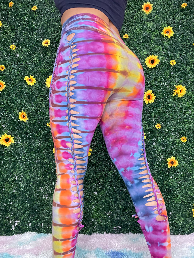 Sunset weaved leggings