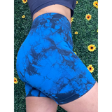 Blue Tiedye Gym Shorts