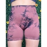 Brown Tiedye Gym Shorts