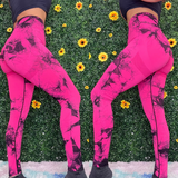 Pink Tiedye Leggings