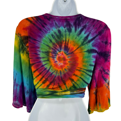 Rainbow Crop Cardigan