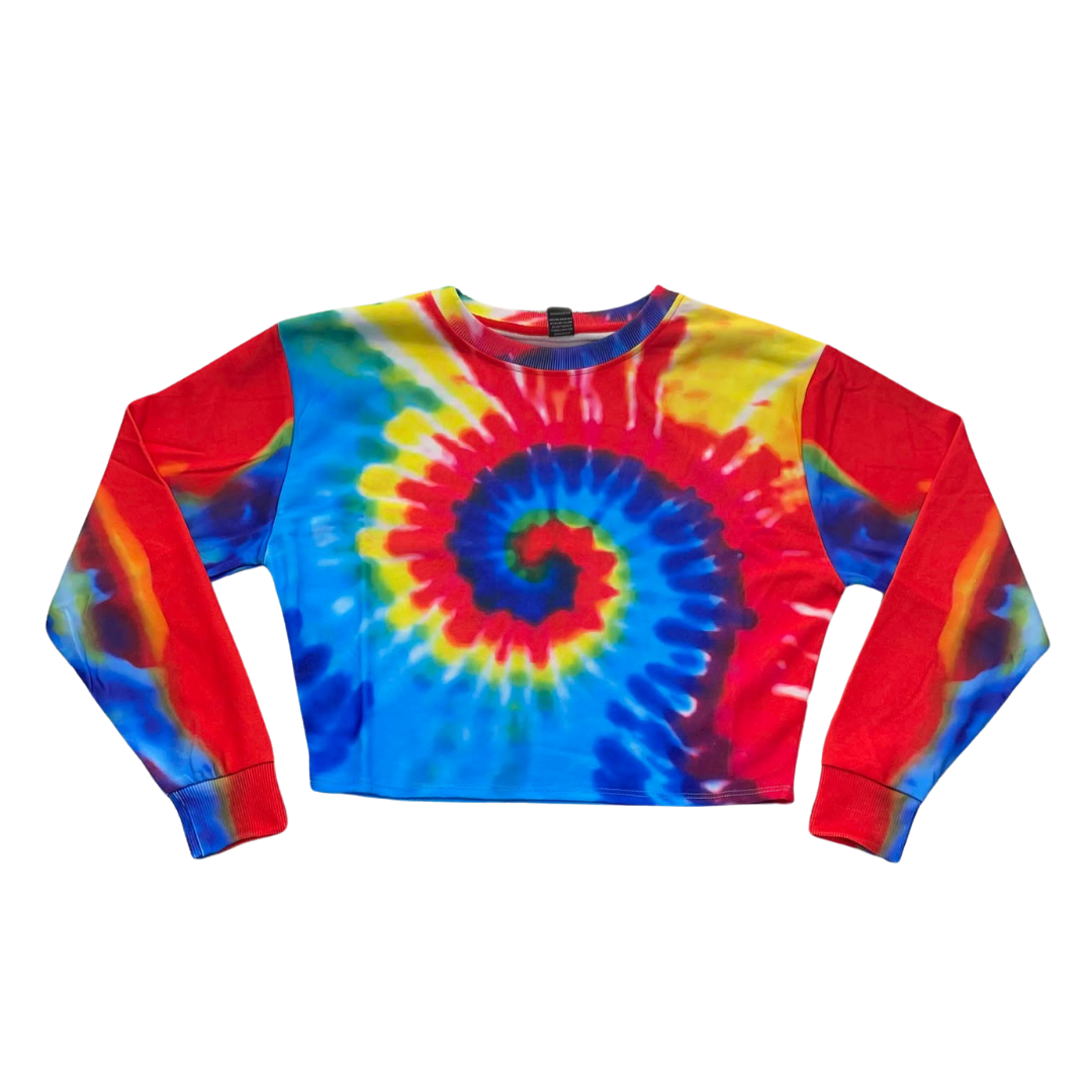 Rainbow Crop Sweater