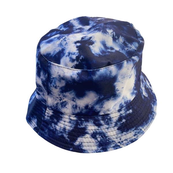 Blue Tiedye Bucket Hat