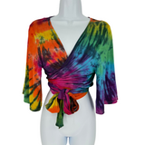 Rainbow Cropped Cardigan