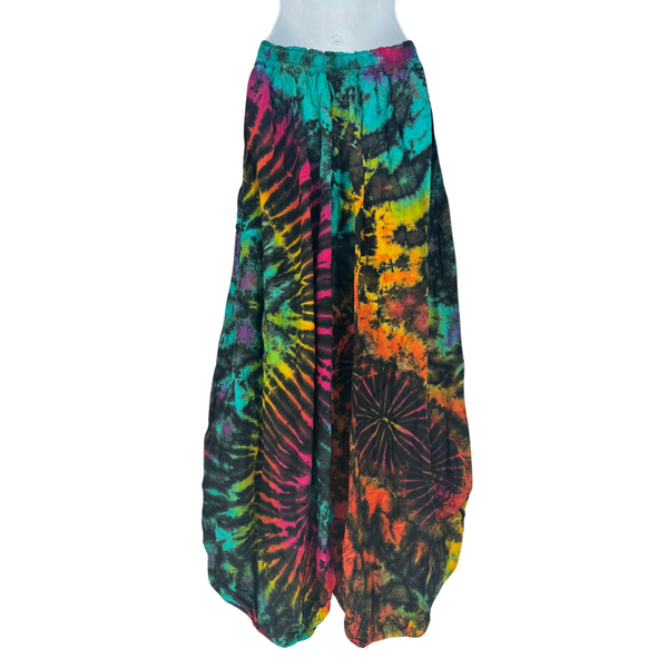 Black Rainbow Harem Pants