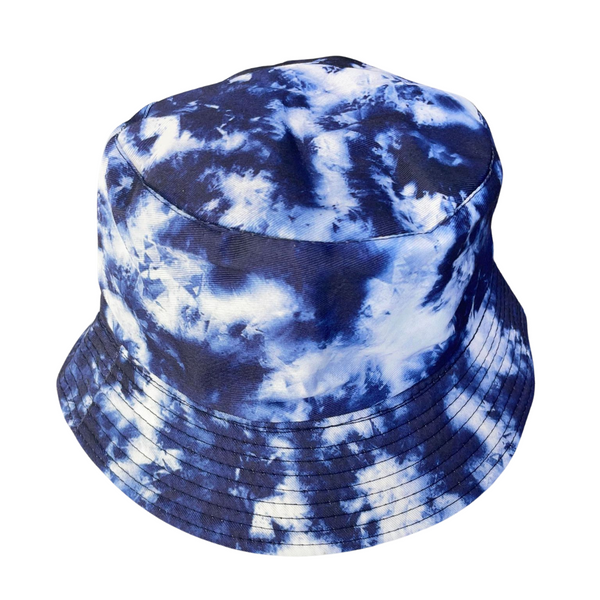 Blue Tiedye Bucket Hat