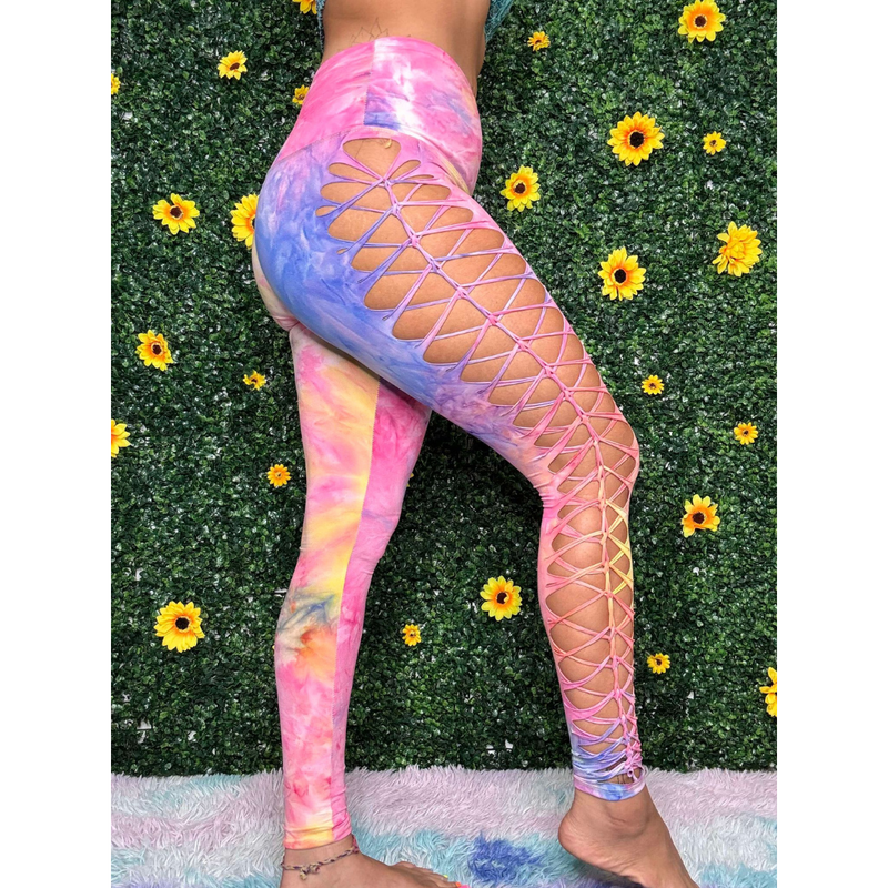 Tiedye weaved leggings