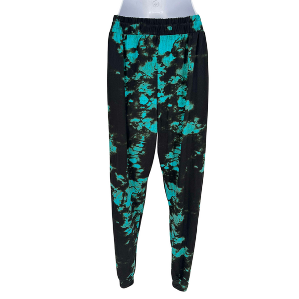 Black Blue Tiedye Joggers