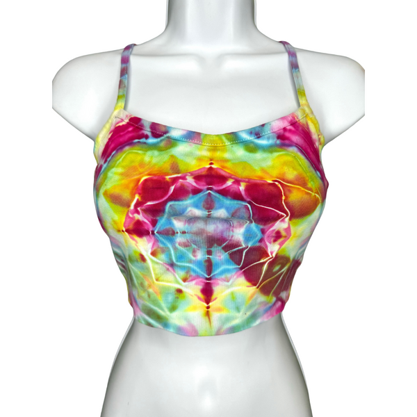 Mandala Tiedye Crop Top