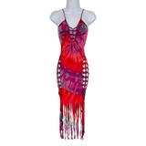 Tiedye Fringe Dress