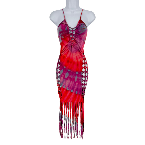 Tiedye Fringe Dress