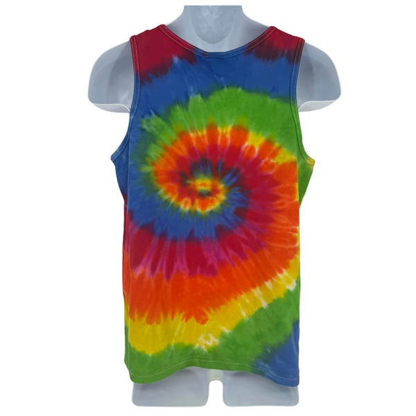 Rainbow Spiral Tiedye Tank